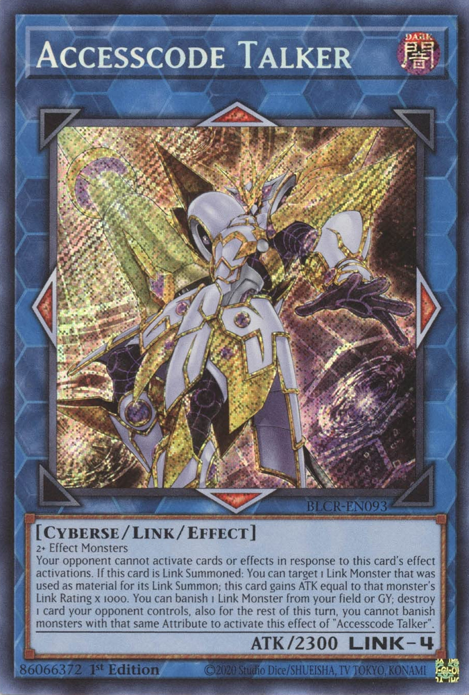 Accesscode Talker [BLCR-EN093] Secret Rare | Cracking-Singles