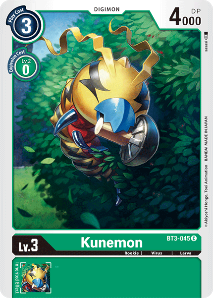 Kunemon [BT3-045] [Release Special Booster Ver.1.5] | Cracking-Singles