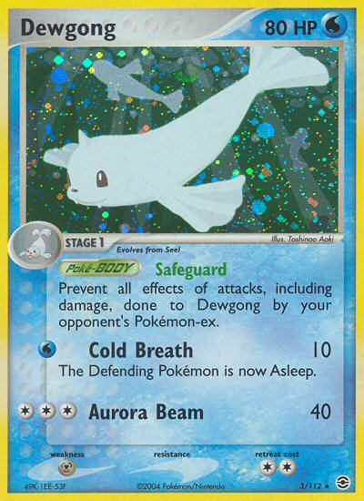 Dewgong (3/112) [EX: FireRed & LeafGreen] | Cracking-Singles