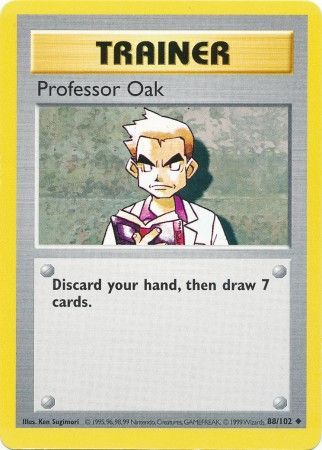 Professor Oak (88/102) [Base Set Shadowless Unlimited] | Cracking-Singles