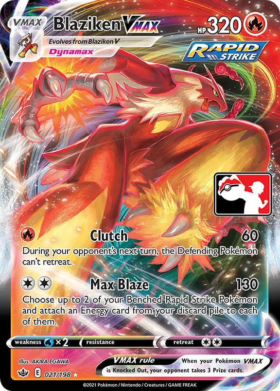 Blaziken VMAX (021/198) [Prize Pack Series One] | Cracking-Singles