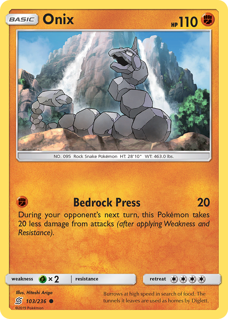 Onix (103/236) [Sun & Moon: Unified Minds] | Cracking-Singles