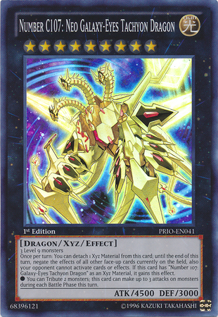 Number C107: Neo Galaxy-Eyes Tachyon Dragon [PRIO-EN041] Ultimate Rare | Cracking-Singles