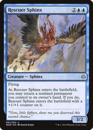 Rescuer Sphinx [War of the Spark] | Cracking-Singles