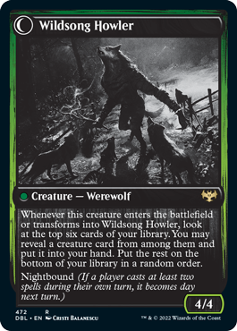 Howlpack Piper // Wildsong Howler [Innistrad: Double Feature] | Cracking-Singles