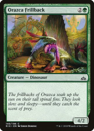 Orazca Frillback [Rivals of Ixalan] | Cracking-Singles