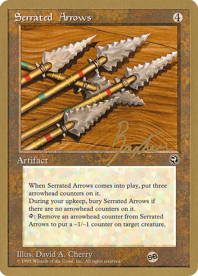 Serrated Arrows (George Baxter) (SB) [Pro Tour Collector Set] | Cracking-Singles