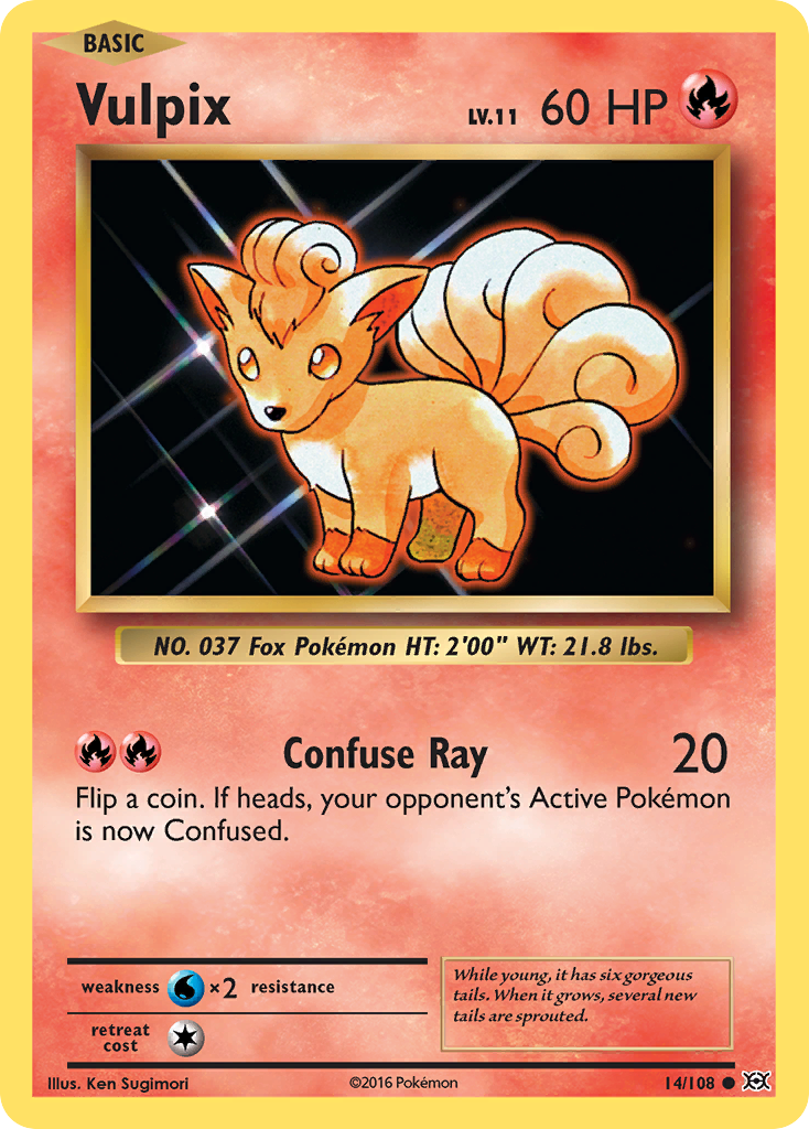 Vulpix (14/108) [XY: Evolutions] | Cracking-Singles