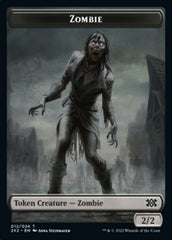 Zombie // Treasure Double-sided Token [Double Masters 2022 Tokens] | Cracking-Singles