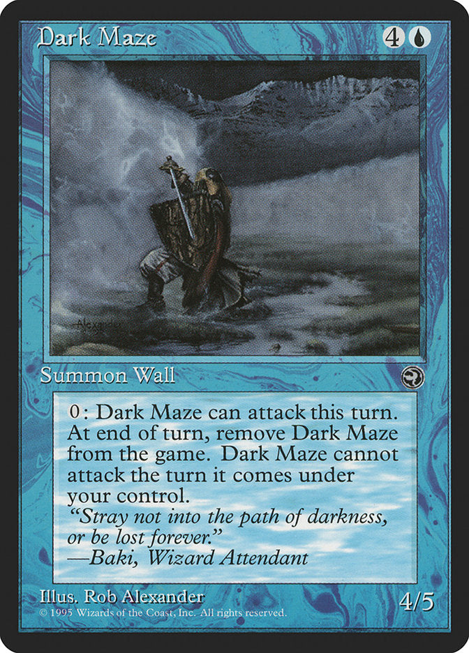 Dark Maze (Baki Flavor Text) [Homelands] | Cracking-Singles