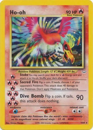 Ho-oh (7/64) [Neo Revelation Unlimited] | Cracking-Singles