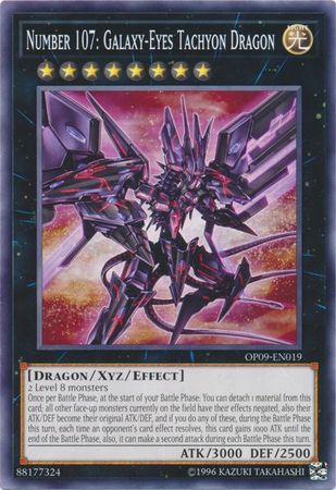 Number 107: Galaxy-Eyes Tachyon Dragon [OP09-EN019] Common | Cracking-Singles