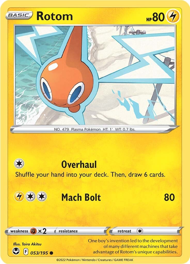 Rotom (053/195) [Sword & Shield: Silver Tempest] | Cracking-Singles