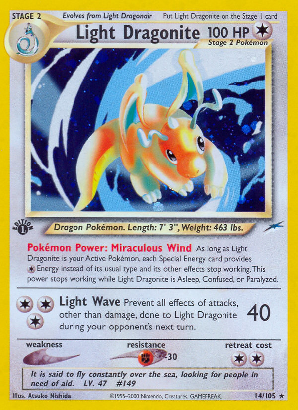 Light Dragonite (14/105) [Neo Destiny 1st Edition] | Cracking-Singles