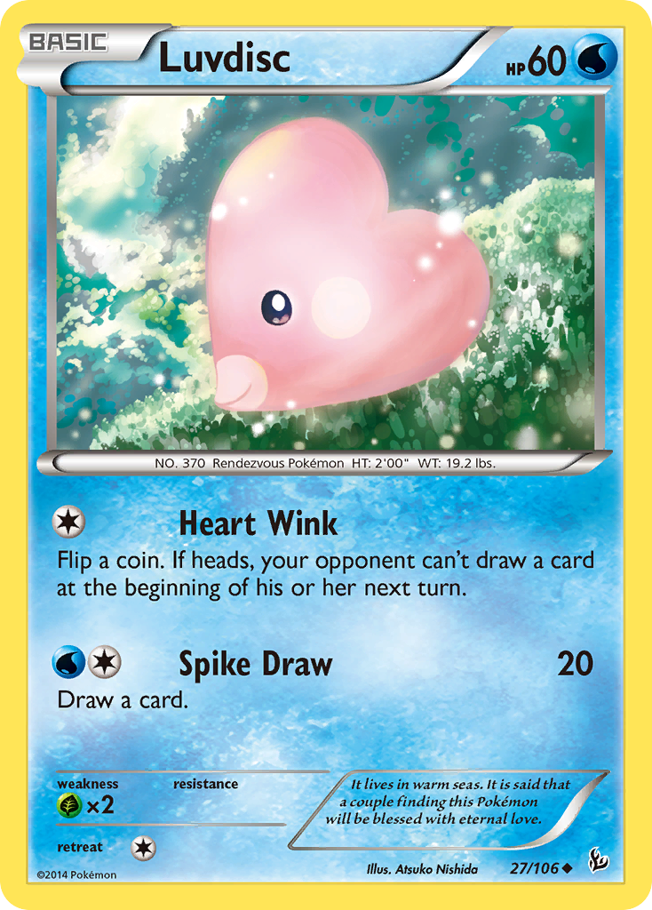 Luvdisc (27/106) [XY: Flashfire] | Cracking-Singles