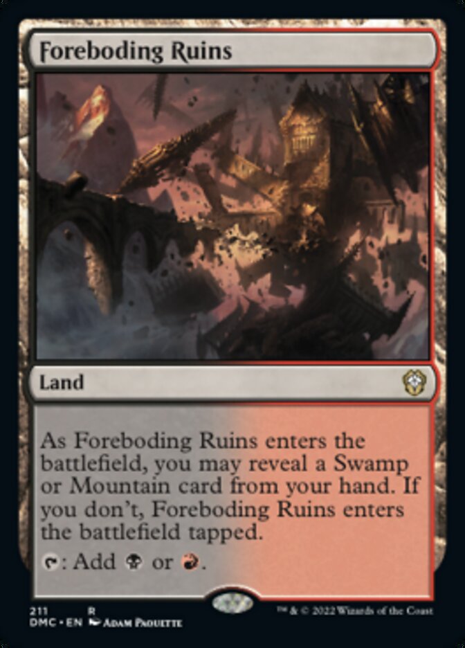 Foreboding Ruins [Dominaria United Commander] | Cracking-Singles