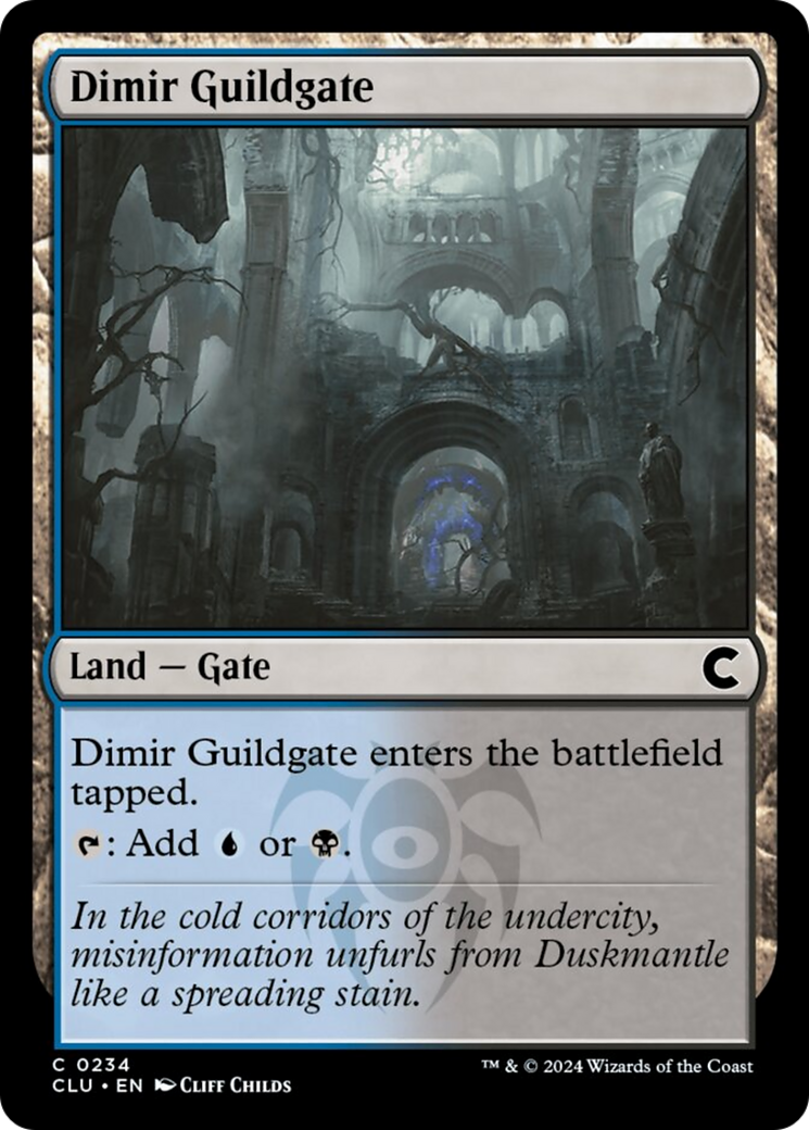 Dimir Guildgate [Ravnica: Clue Edition] | Cracking-Singles