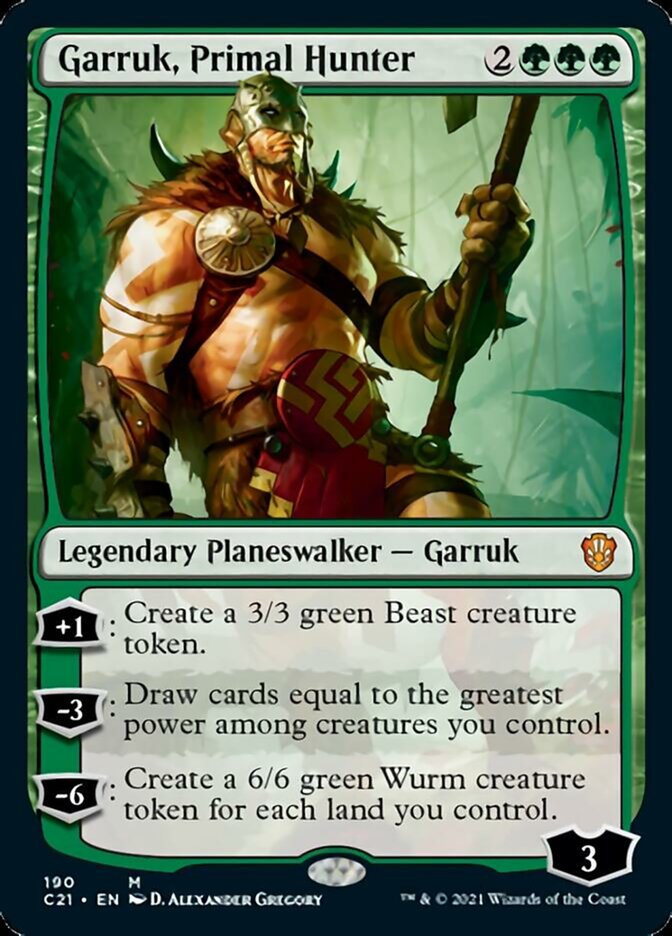 Garruk, Primal Hunter [Commander 2021] | Cracking-Singles