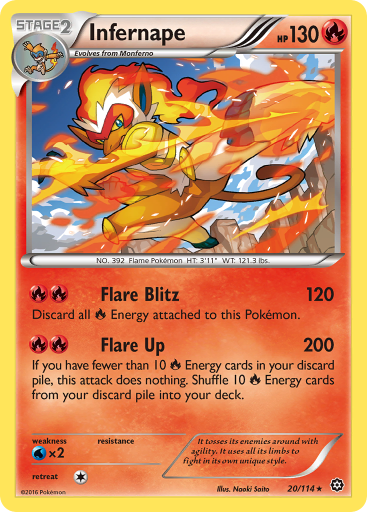 Infernape (20/114) [XY: Steam Siege] | Cracking-Singles