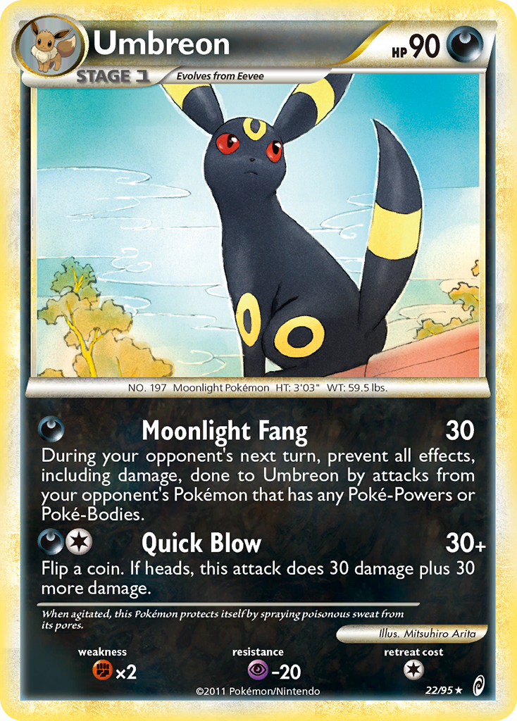 Umbreon (22/95) [HeartGold & SoulSilver: Call of Legends] | Cracking-Singles