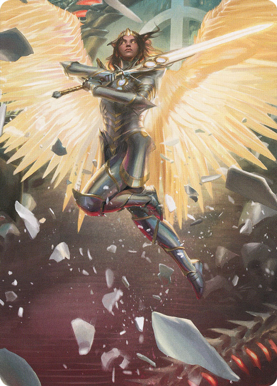 Archangel Elspeth Art Card [March of the Machine Art Series] | Cracking-Singles