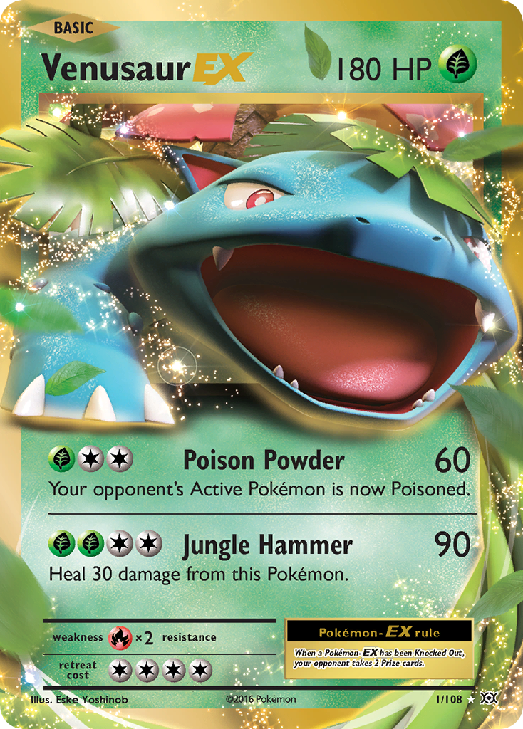 Venusaur EX (1/108) [XY: Evolutions] | Cracking-Singles