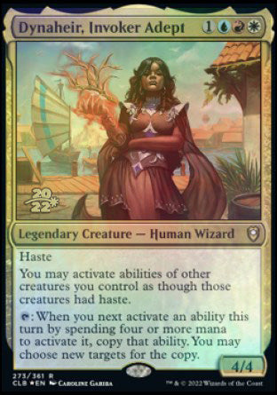 Dynaheir, Invoker Adept [Commander Legends: Battle for Baldur's Gate Prerelease Promos] | Cracking-Singles