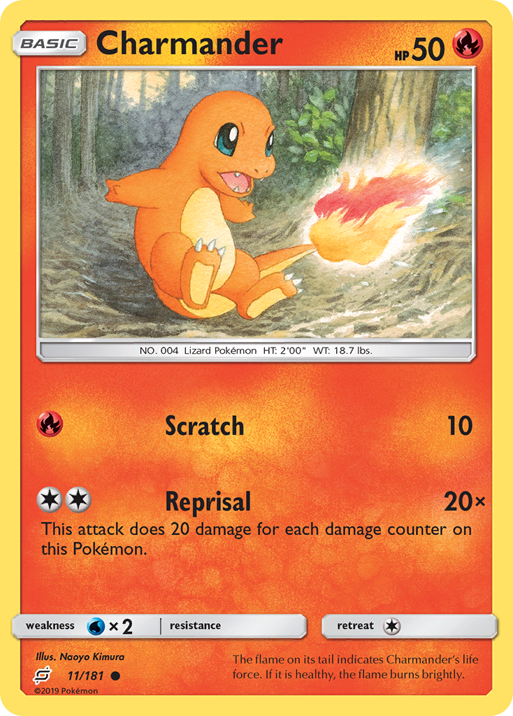 Charmander (11/181) [Sun & Moon: Team Up] | Cracking-Singles