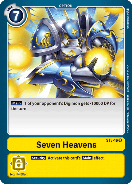 Seven Heavens [ST3-16] [Starter Deck: Heaven's Yellow] | Cracking-Singles