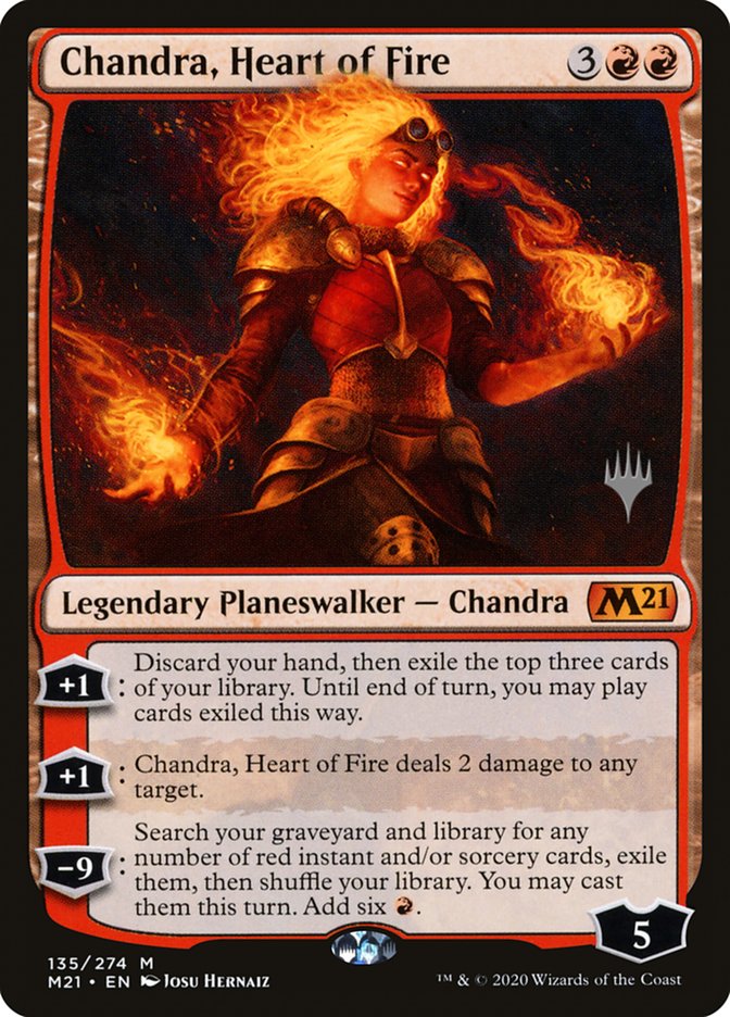 Chandra, Heart of Fire (Promo Pack) [Core Set 2021 Promos] | Cracking-Singles