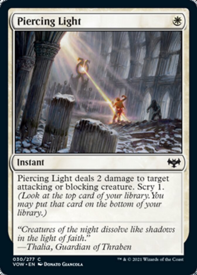 Piercing Light [Innistrad: Crimson Vow] | Cracking-Singles