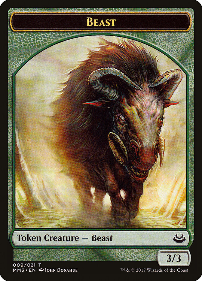 Beast (009/021) [Modern Masters 2017 Tokens] | Cracking-Singles