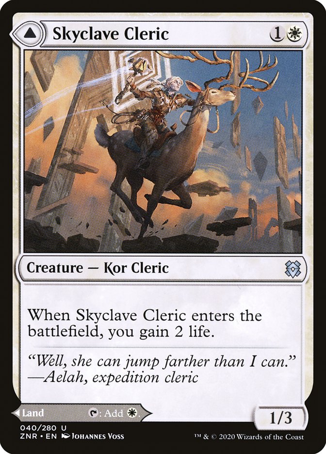 Skyclave Cleric // Skyclave Basilica [Zendikar Rising] | Cracking-Singles