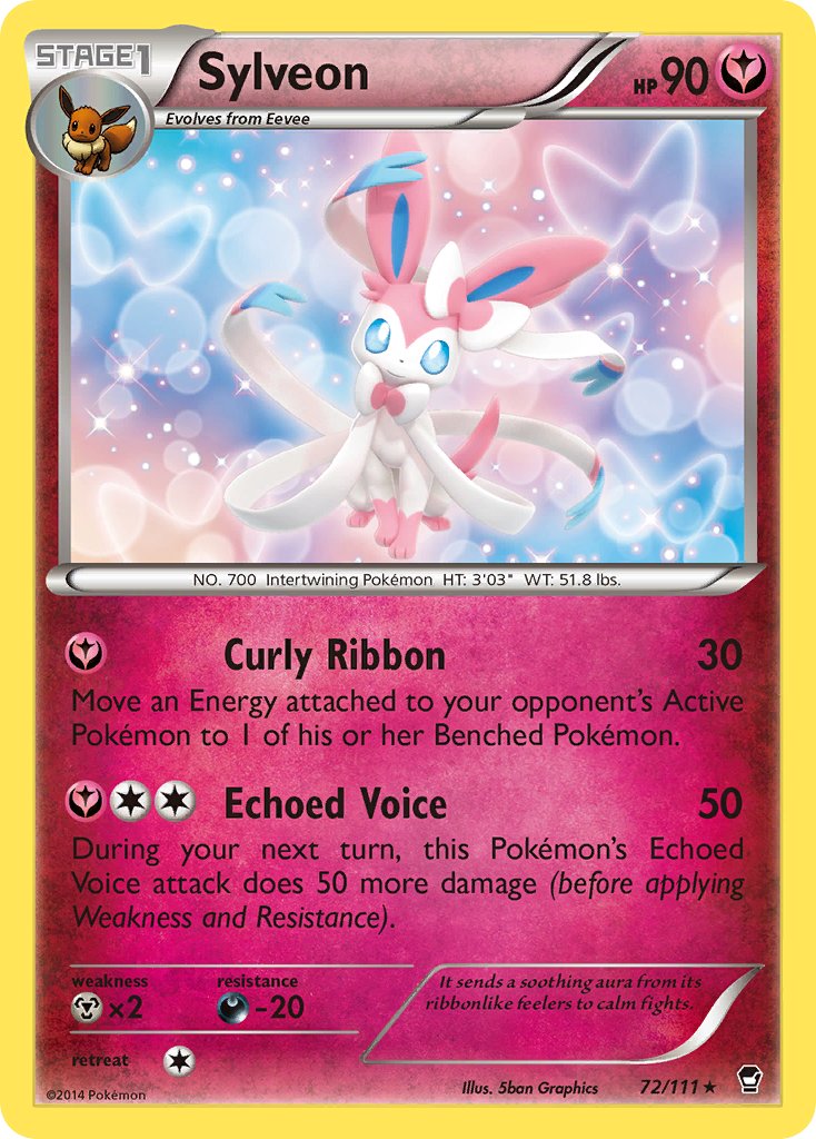 Sylveon (72/111) (Theme Deck Exclusive) [XY: Furious Fists] | Cracking-Singles