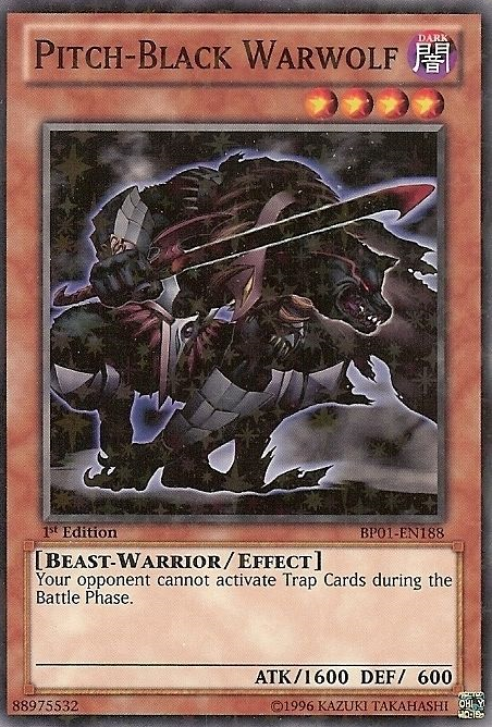 Pitch-Black Warwolf [BP01-EN188] Starfoil Rare | Cracking-Singles