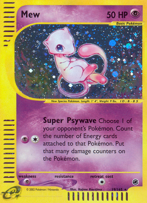 Mew (19/165) [Expedition: Base Set] | Cracking-Singles