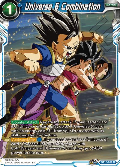 Universe 6 Combination [BT15-059] | Cracking-Singles