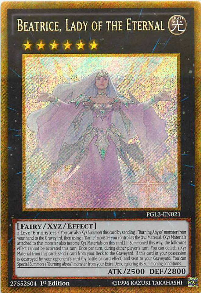 Beatrice, Lady of the Eternal [PGL3-EN021] Gold Secret Rare | Cracking-Singles