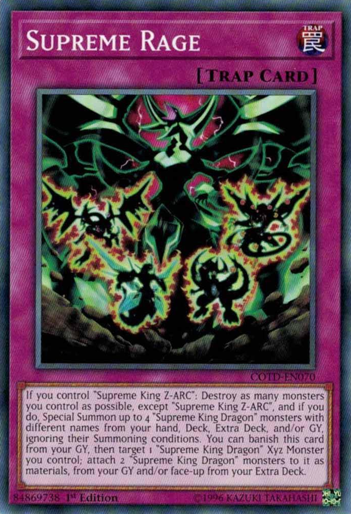 Supreme Rage [COTD-EN070] Common | Cracking-Singles