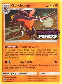 Garchomp (114/236) (Cosmos Holo) [Sun & Moon: Unified Minds] | Cracking-Singles