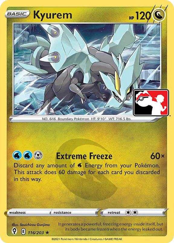 Kyurem (116/203) [Prize Pack Series One] | Cracking-Singles