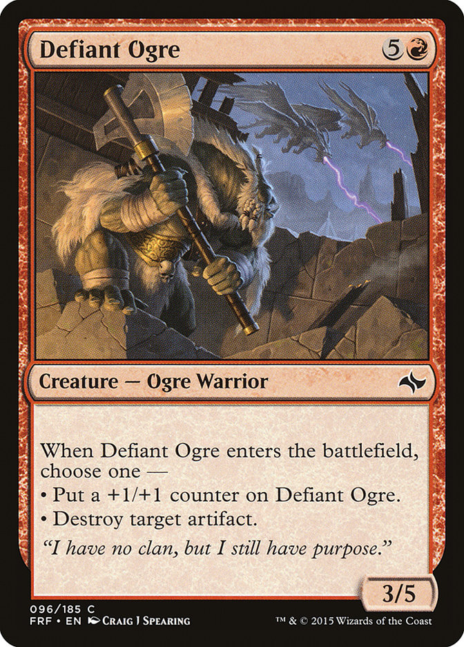 Defiant Ogre [Fate Reforged] | Cracking-Singles