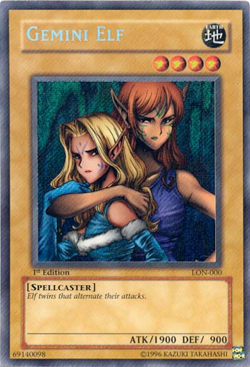 Gemini Elf [LON-000] Secret Rare | Cracking-Singles