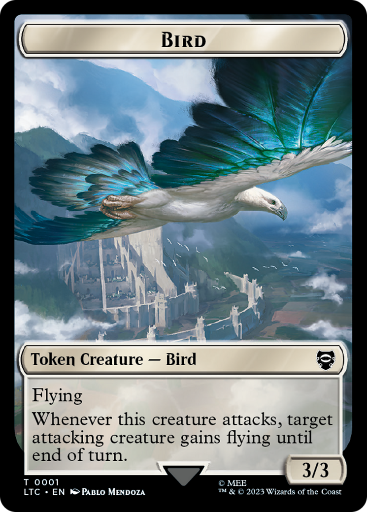 Bird // Food Token [The Lord of the Rings: Tales of Middle-Earth Commander Tokens] | Cracking-Singles