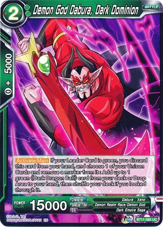 Demon God Dabura, Dark Dominion [BT11-085] | Cracking-Singles