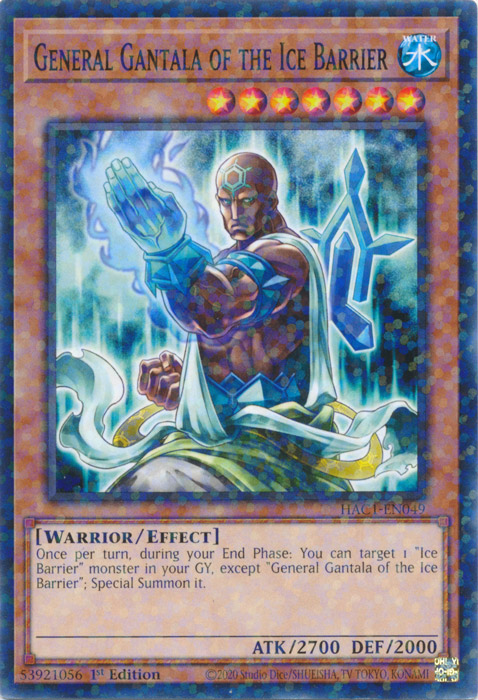 General Gantala of the Ice Barrier (Duel Terminal) [HAC1-EN049] Common | Cracking-Singles