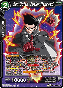 Son Goten, Fusion Renewed (Common) [BT13-128] | Cracking-Singles