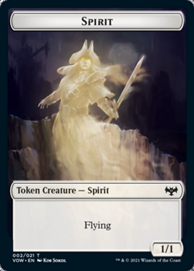 Spirit Token (002) [Innistrad: Crimson Vow Tokens] | Cracking-Singles