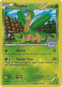 Tropius (5/101) (National Championship Promo) [Black & White: Plasma Blast] | Cracking-Singles