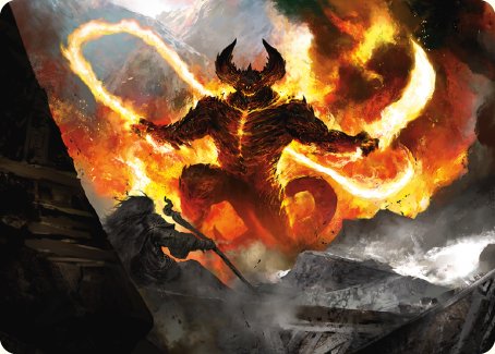 The Balrog, Flame of Udun Art Card [The Lord of the Rings: Tales of Middle-earth Art Series] | Cracking-Singles